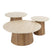 AnLi Style Salontafel Romano rond set|3