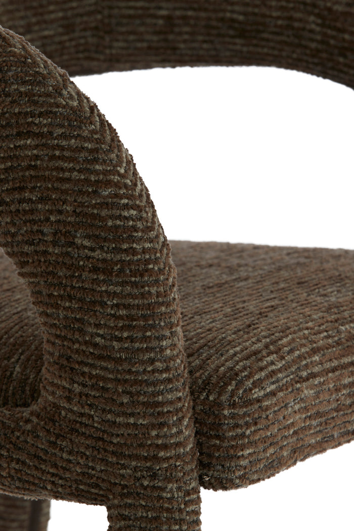 Light & Living - Eetkamerstoel KYRAN - Bruin - Set van 2