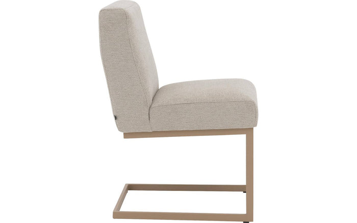 Goossens  Eetkamerstoel Tommie -  Textiel zonder armleuning