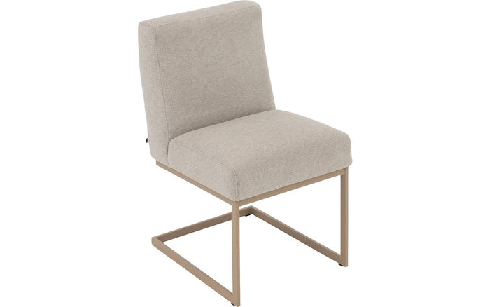 Goossens  Eetkamerstoel Tommie -  Textiel zonder armleuning