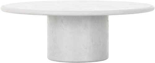 DTP Home Coffee table Silo CHALK,35xØ100 cm, mortex