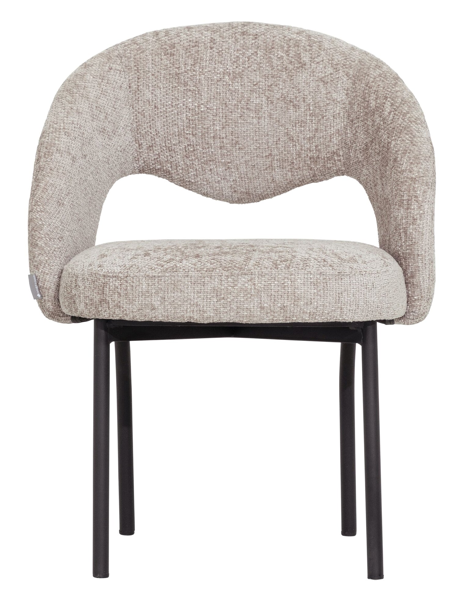 MUST Living Dining chair Arca,86x61x61 cm, glossy sand