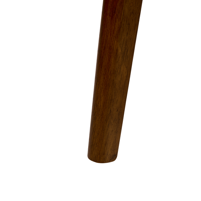 Beliani-MINIER-Eetkamerstoel set van 2-Donkerbruin|Groen-Rubberhout