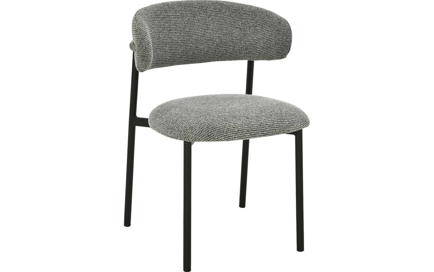 Goossens  Eetkamerstoel Siem -  Textiel zonder armleuning