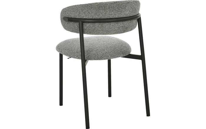 Goossens  Eetkamerstoel Siem -  Textiel zonder armleuning