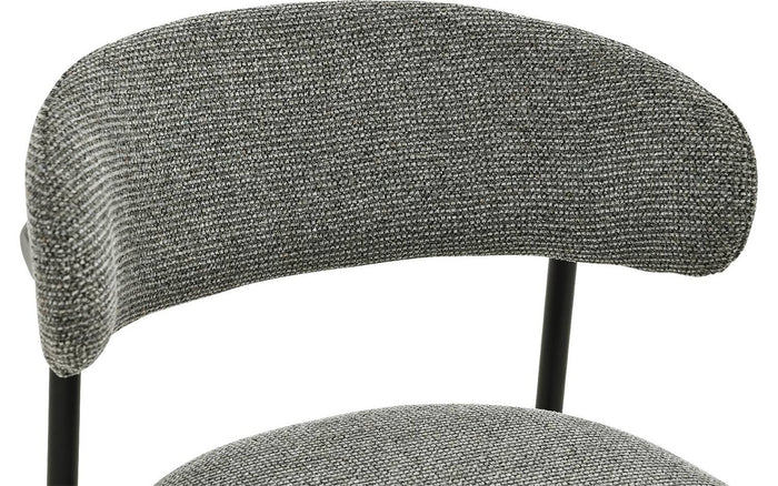Goossens  Eetkamerstoel Siem -  Textiel zonder armleuning