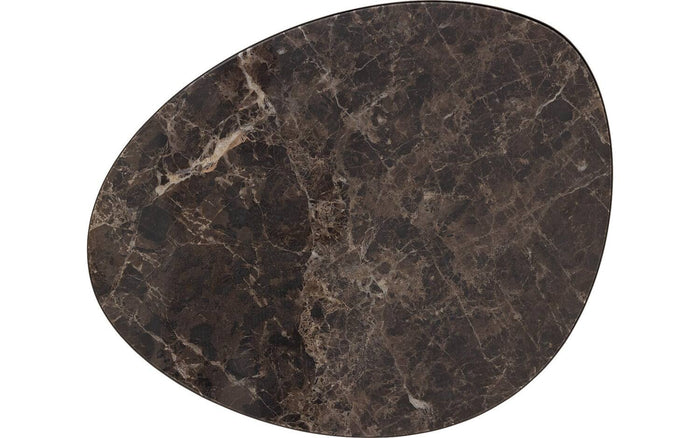 Goossens Salontafel Solea in Marmer bruin