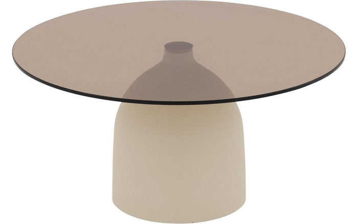 Goossens Salontafel Niva in Smoke glas