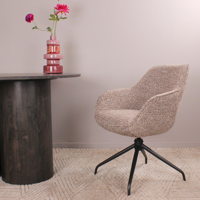 DS4U Cas armstoel terugdraai - coffee