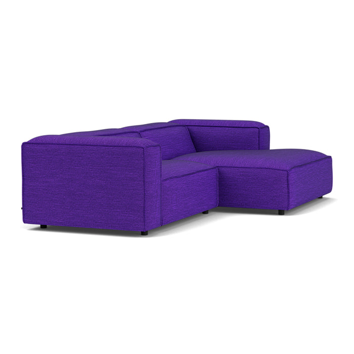 FÉST Dunbar Hoekbank met Chaise Longue - Steelcut Quartet / Purple