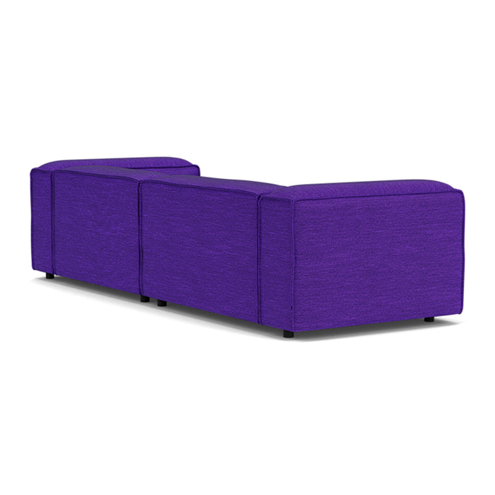 FÉST Dunbar Hoekbank met Chaise Longue - Steelcut Quartet / Purple