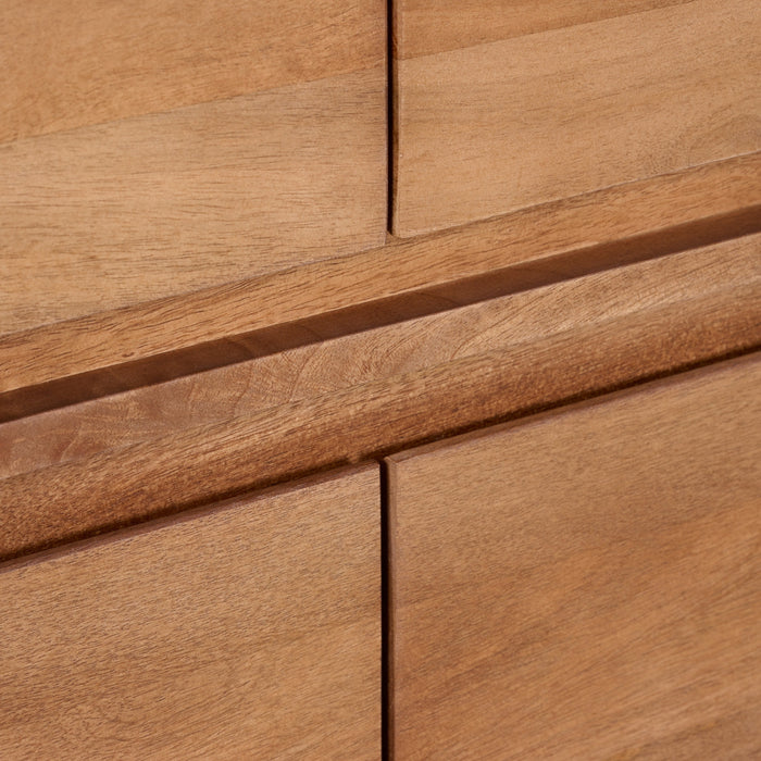 Wandkast Sines - Bruin|Hout - Mango - Mangohout