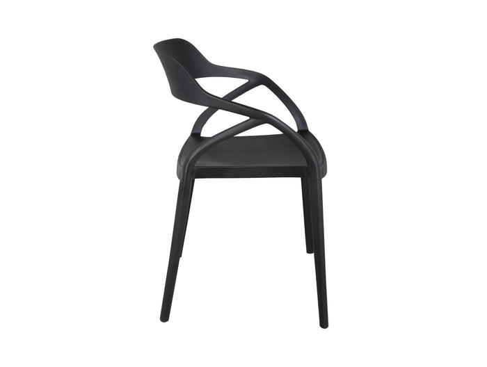 Leitmotiv - Eetkamerstoel Delicia - Zwart