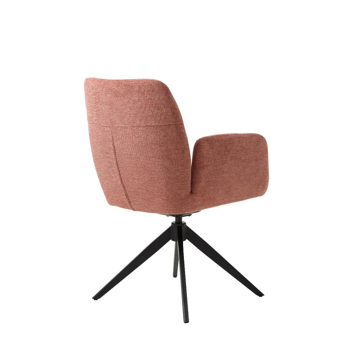 Nordic Home - Roxanne draaibare eetkamerstoel - rose