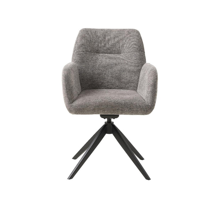 Nordic Home - Roxanne draaibare eetkamerstoel - grijs