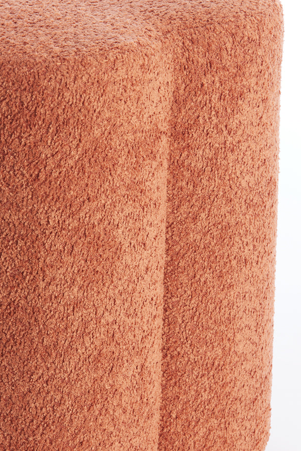 Light & Living - Poef NALANI - Ø38x45cm - Oranje