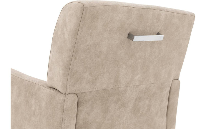 Goossens  Eetkamerstoel Alex -  Kunstleer met armleuning