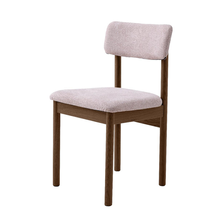 Nordic Home - Sapo eetkamerstoel - roze|espresso