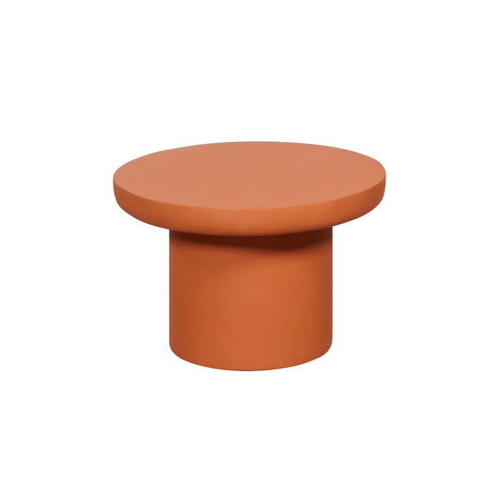 Bijzettafel Salzburg - Rood - MDF - 50x33x50cm (BxHxD)