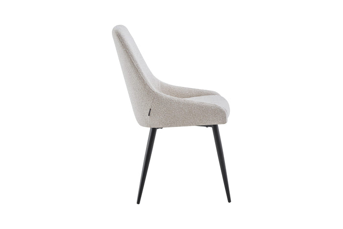 Eetkamerstoelen set van 4 Oscar Beige Stof
