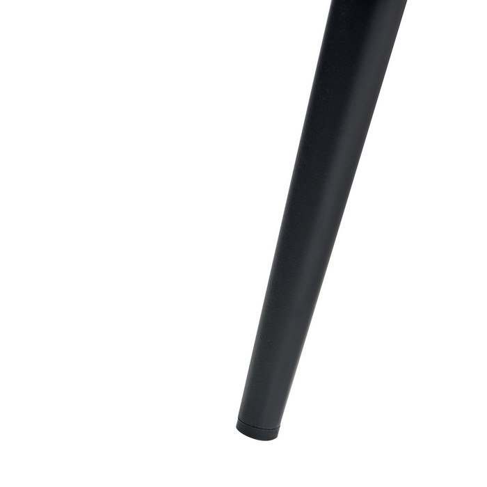 Beliani - CRANDALL - Eetkamerstoel set van 4 - Lichtgrijs - Stof