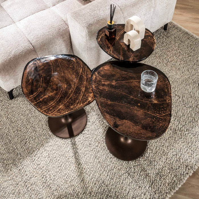 AnLi Style Bijzettafel L Eclipse Koper