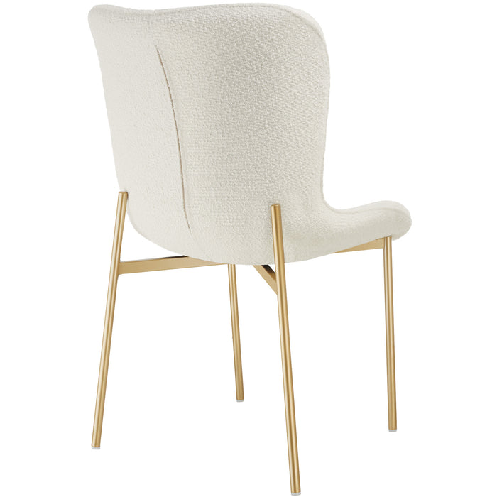 tectake® Gestoffeerde stoel Tessa - Set van 2