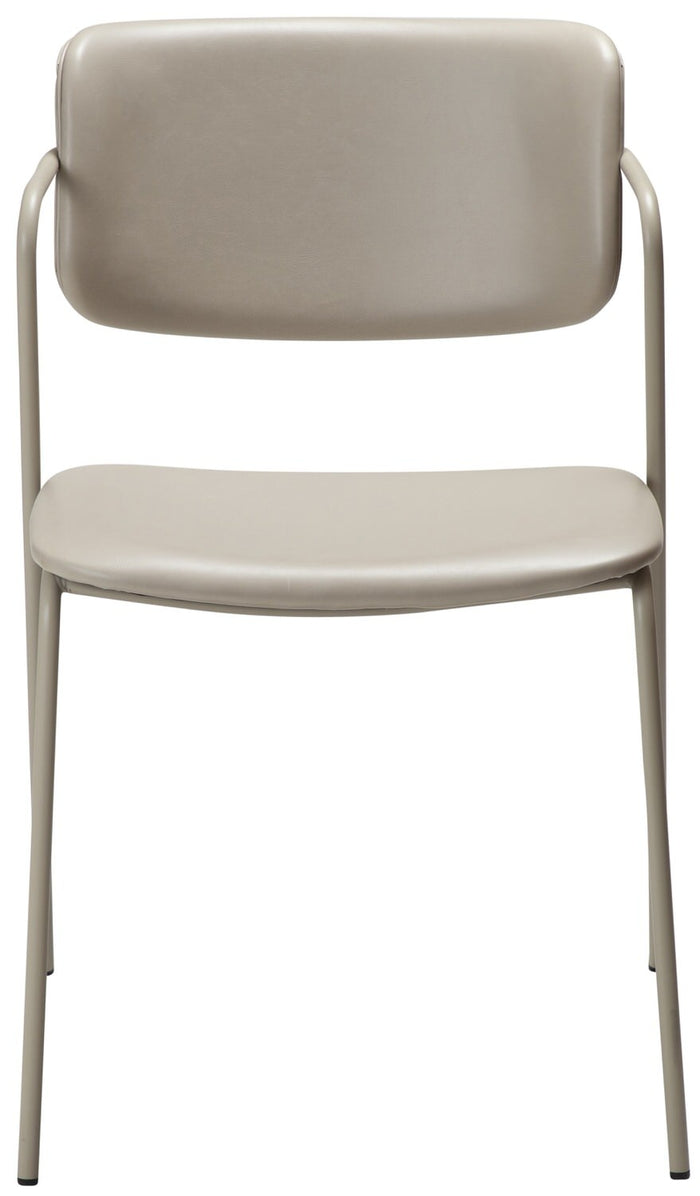 Dan-Form Zed Eetkamerstoel Cashmere Kunstleer set van 2