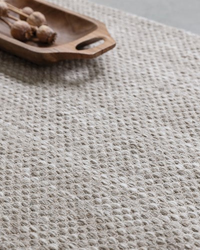 MUST Living Carpet Asuri rectangular large,250x350 cm, sand, 80% wo...