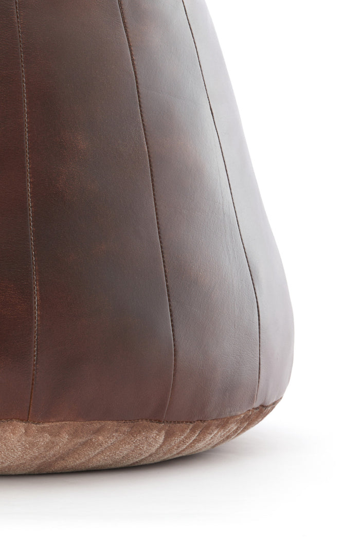 Light & Living - Poef DOVIO - Ø56x42 cm - Bruin