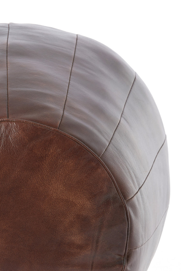 Light & Living - Poef DOVIO - Ø56x42 cm - Bruin