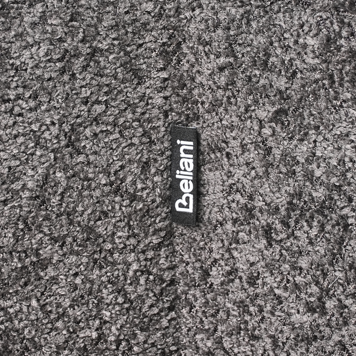 Beliani - SCOTIA - Poef - Donkergrijs - Chenille