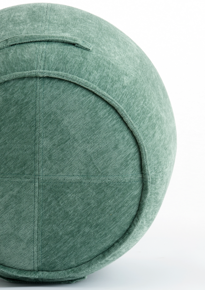 Light & Living - Poef SIBIU - Ø50x40cm - Groen