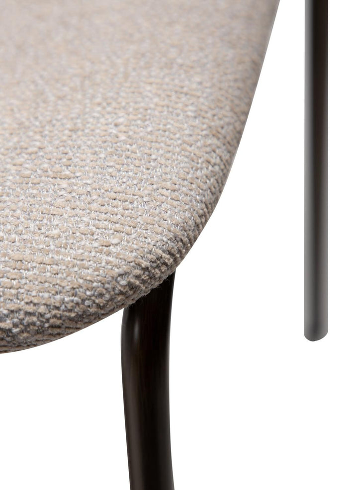 Dan-Form Zed Cashmere Bouclé Eetkamerstoel set van 2