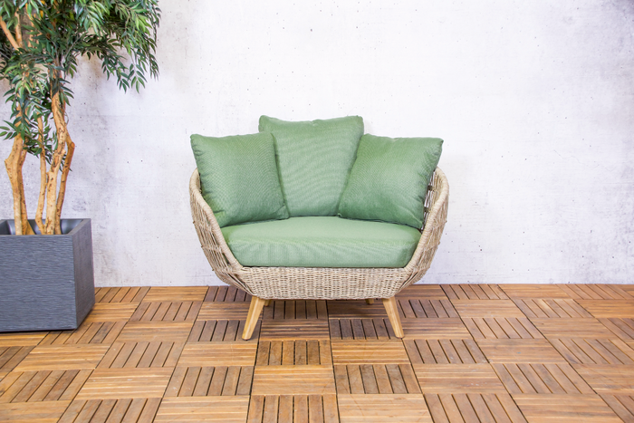 Sens-Line - San Marino sofa Stoel - 115x96x78 - Aluminium