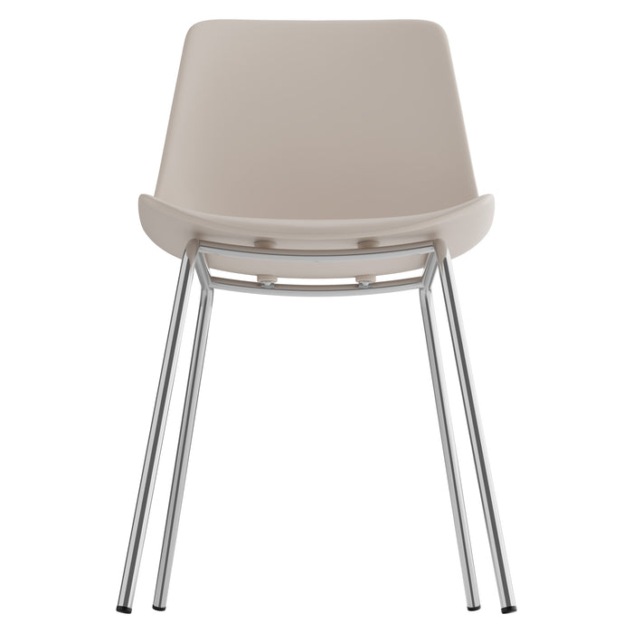 tectake® Kunststofstoelen Mave, ergonomisch, 120 kg - Set van 2