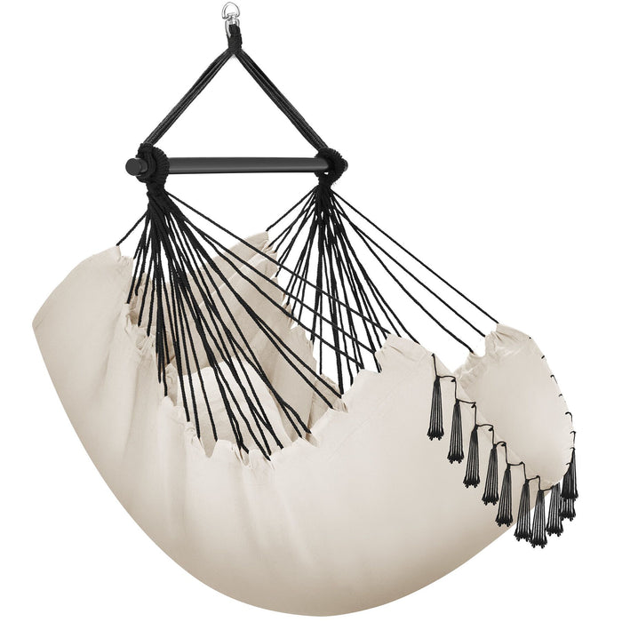 tectake® Hangstoel Malika, boho-stijl, draagkracht 150kg