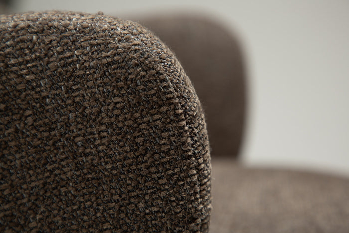 Dan-Form BAE Draaistoel Bruin Bouclé