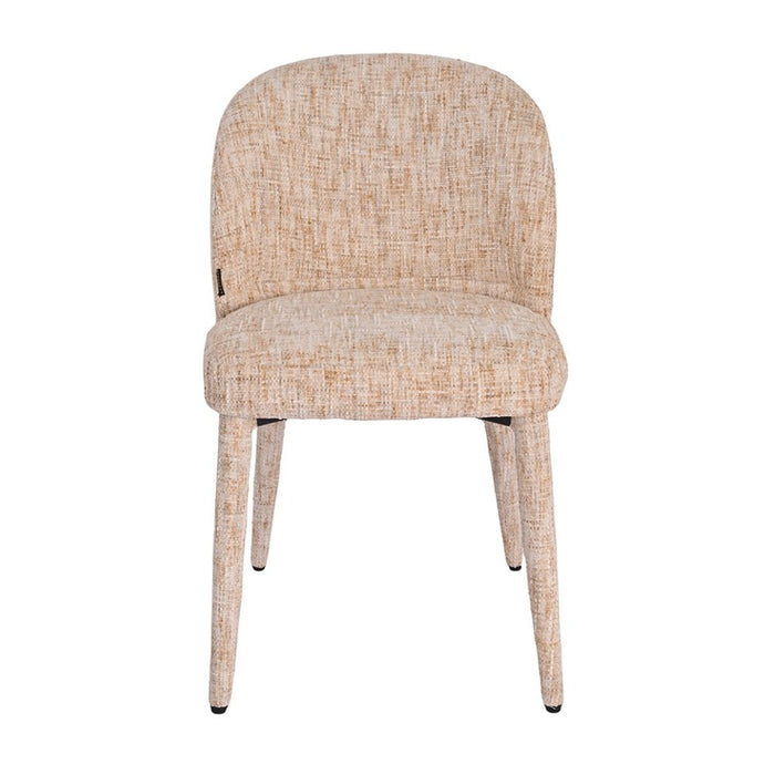 Bronx71 Eetkamerstoel Charlie chenille beige