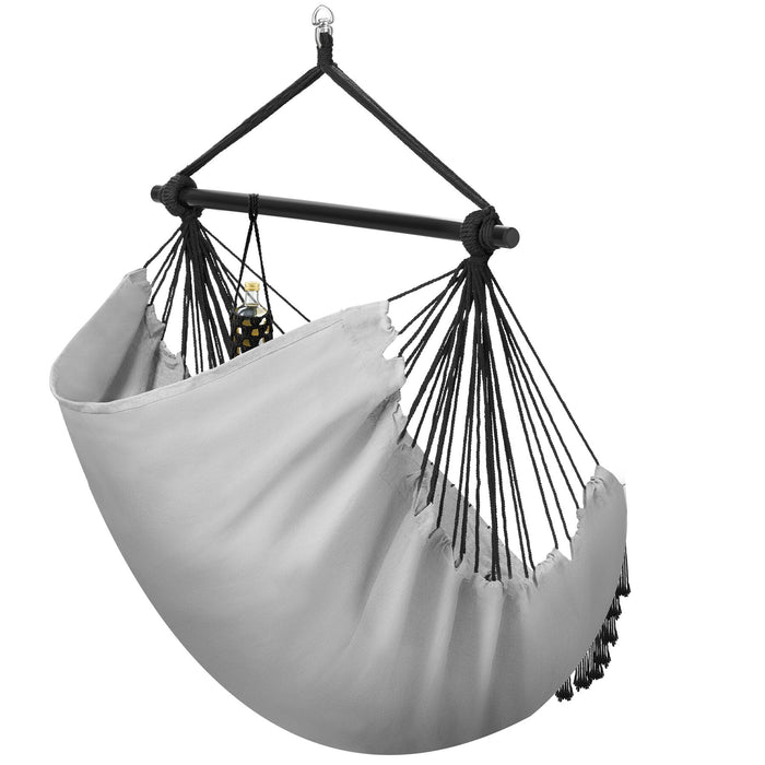 tectake® Hangstoel Malika, boho-stijl, draagkracht 150kg