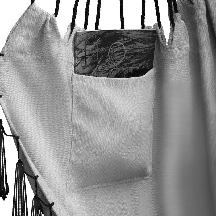 tectake® Hangstoel Malika, boho-stijl, draagkracht 150kg