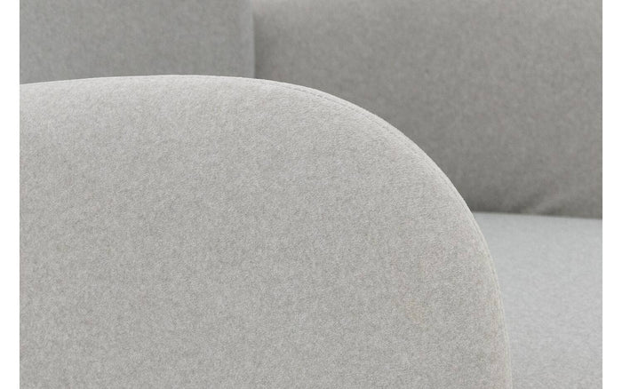 Goossens  Eetkamerstoel Lahja -  Fluweel met armleuning