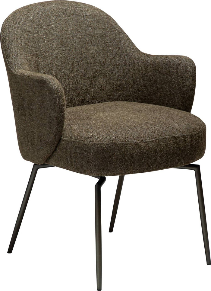 Dan-Form BAE Draaistoel Oljifgroen Bouclé