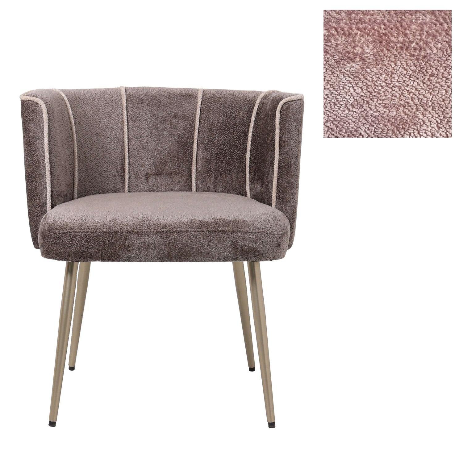 PTMD Nell Dining Chair Aphrodite 7 Flamingo