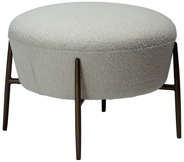 Dan-Form Orbit Dove Bouclé Voetstoel