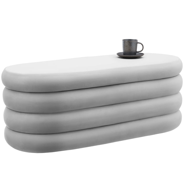 tectake® Gestoffeerde zitbank Altu met veel opbergruimte