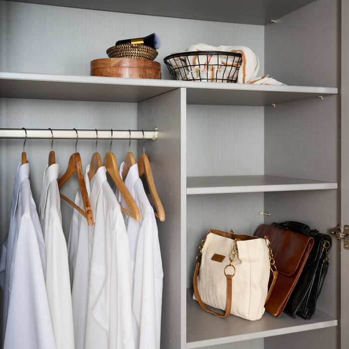 Kledingkast Gameren - Antraciet|Grijs|Zwart - Spaanplaat