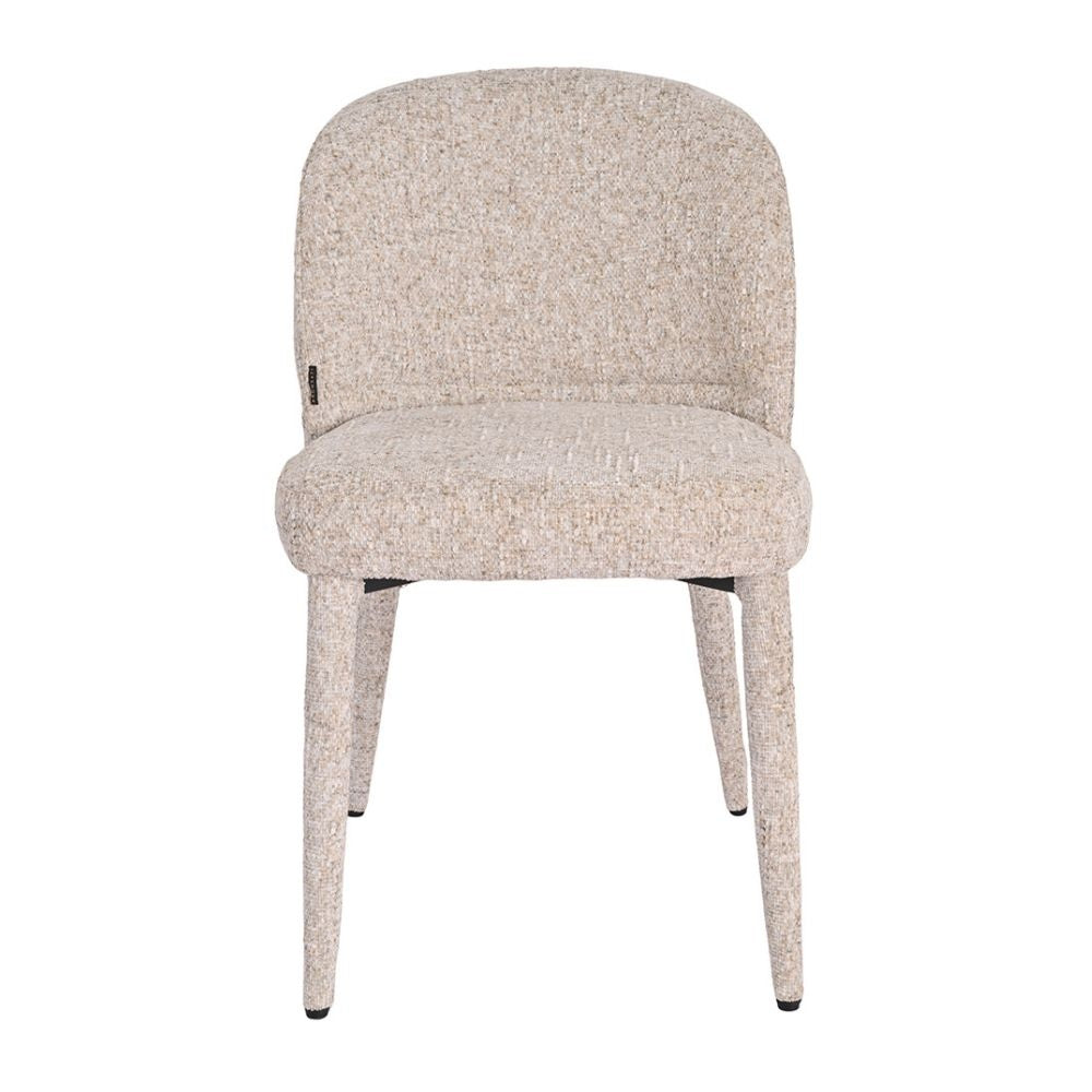 Bronx71 Eetkamerstoel Charlie chenille taupe