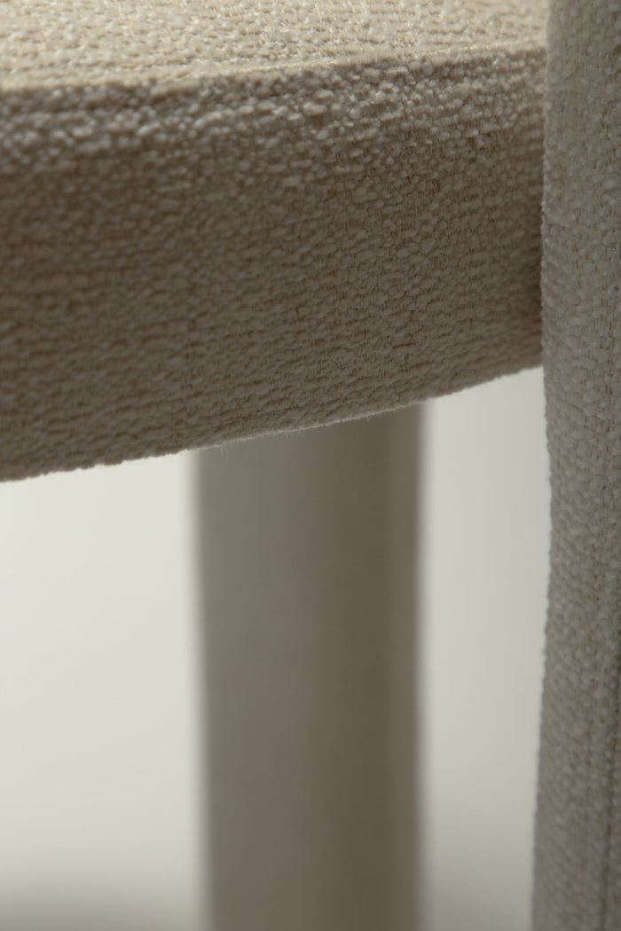 Dan-Form Aole Beige Bouclé Eetkamerstoel set van 2