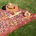Beliani-DILBAR-Picknickkleed-Lichtrood-150 x 200 cm-Polyester